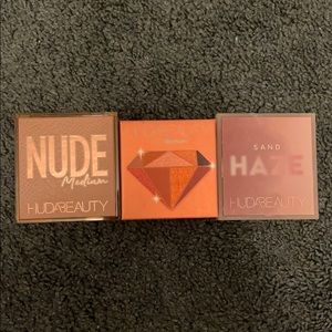 Set of 3 huda beauty palettes unused